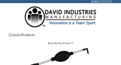 Desktop Screenshot of davidindustries.biz