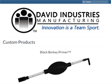 Tablet Screenshot of davidindustries.biz